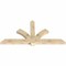 Ekena Millwork Redmond Rough Sawn Timber Gable Bracket, Douglas Fir, 84"W x 42"H x 4"D x 6"F, 12/12 Pitch GBW084X42X0406RED00RDF - alternate 2